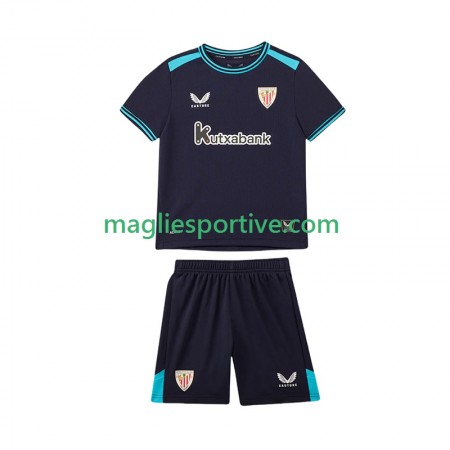 Completo Calcio Athletic Bilbao Bambino Divisa Trasferta 2025-2026
